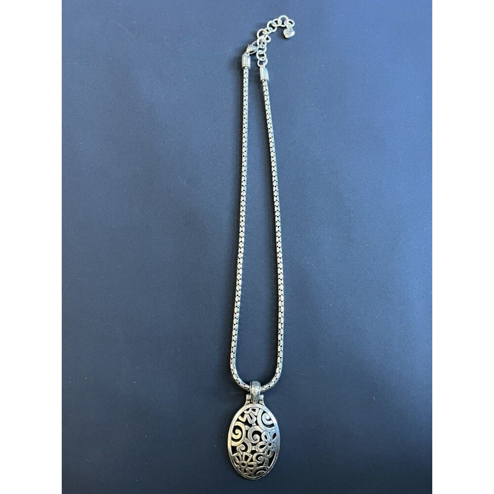 Brighton Lacie Daisy Pendant Necklace, flower oval